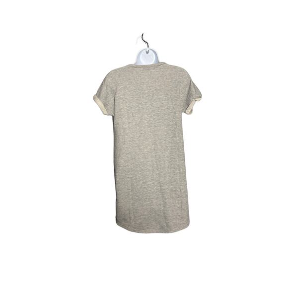 Antistar Heather Gray T-shirt Dress, Cuffed Sleeve Knit,‎ Women's Large - Picture 3 of 6